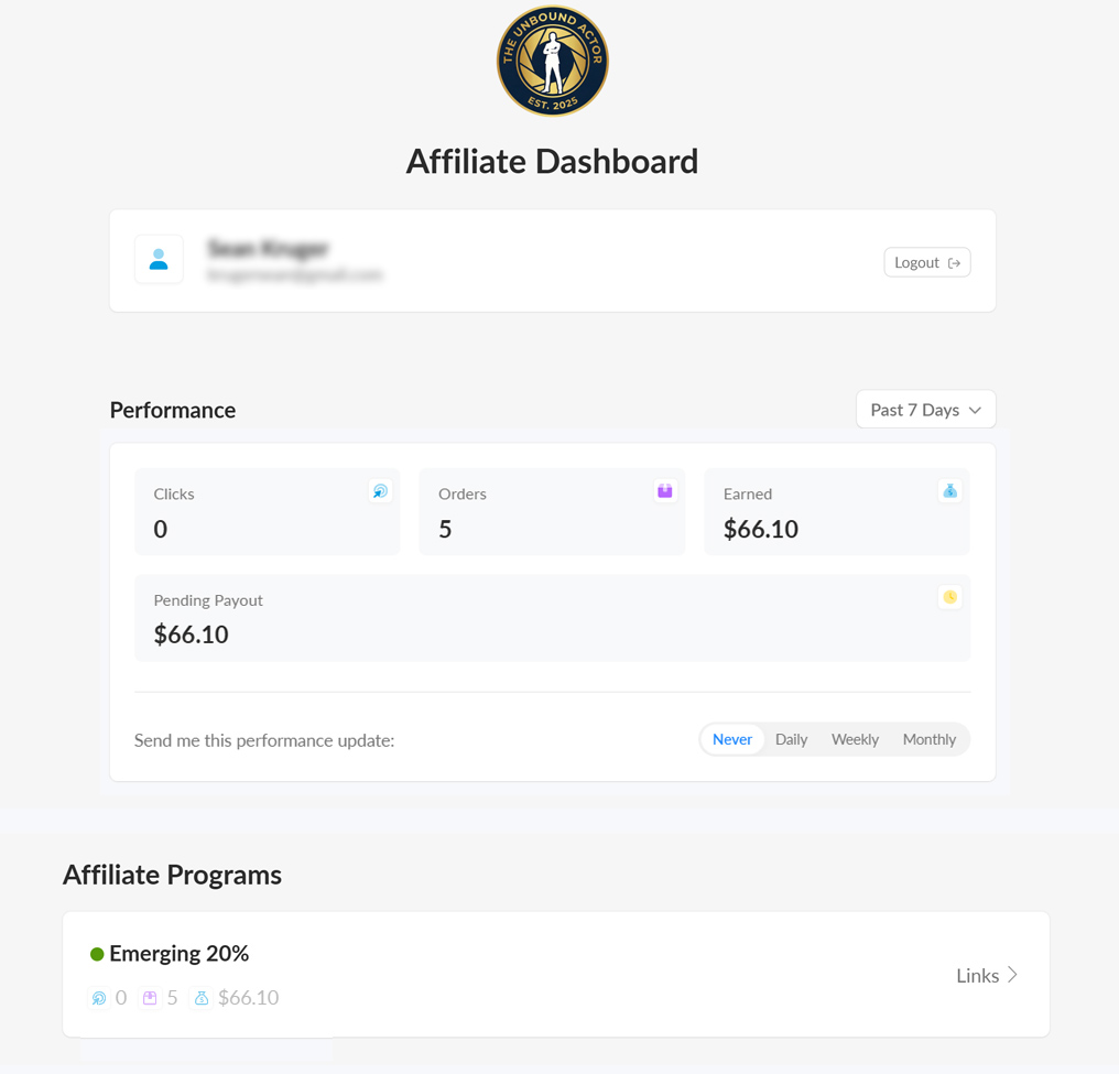 Affiliate-Portal-Unbound Actor